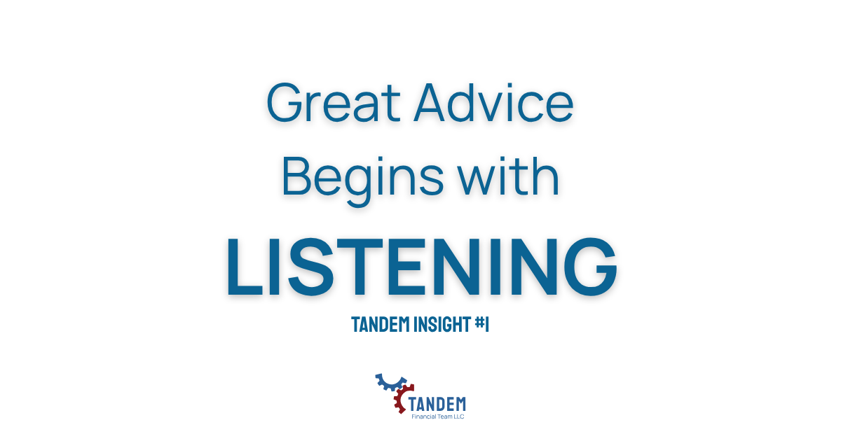 Great Advice Begins with Listening